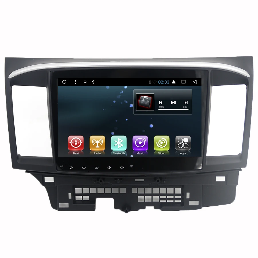 Автомобильный dvd-плеер для Mitsubishi Lancer 2014-2016 10 2 "Android 7 1 четырехъядерный
