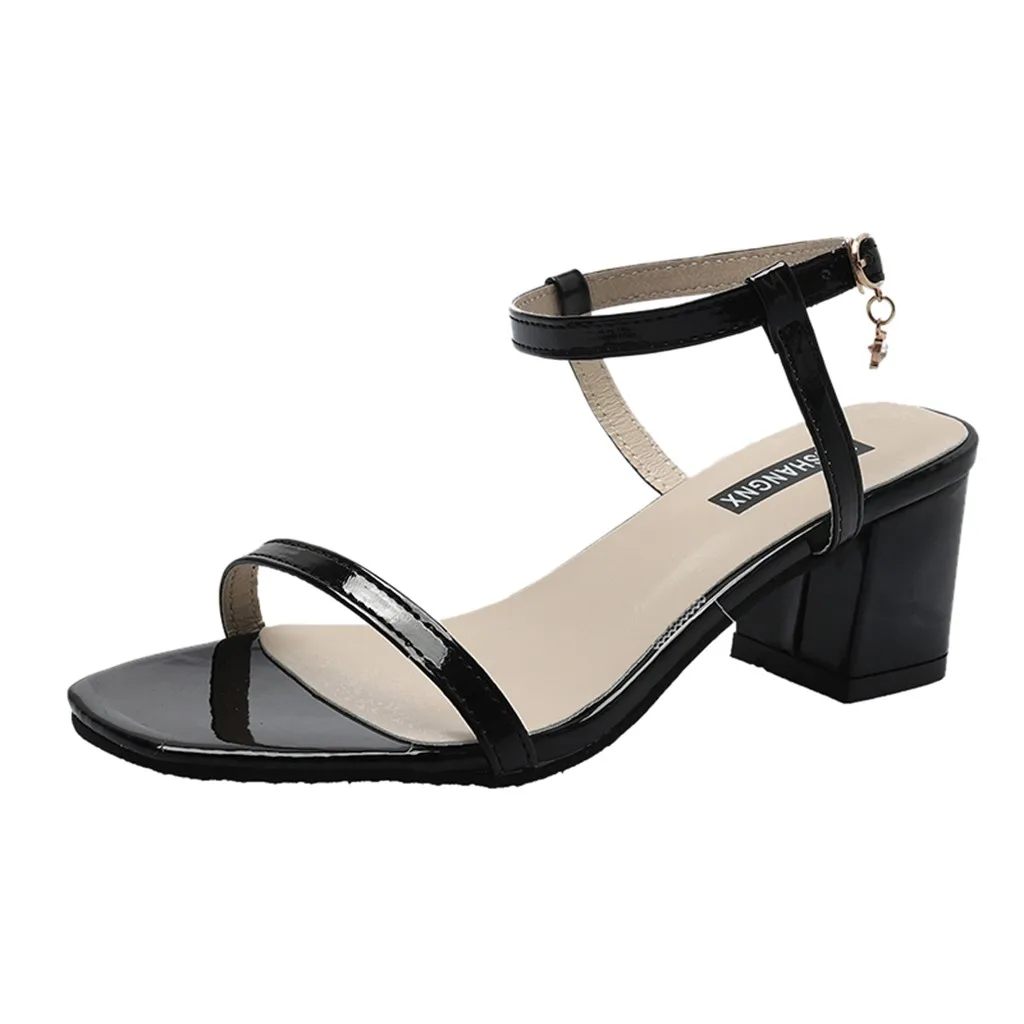 Туфли лодочки женские на высоком каблуке Босоножки с открытым носком обувь для