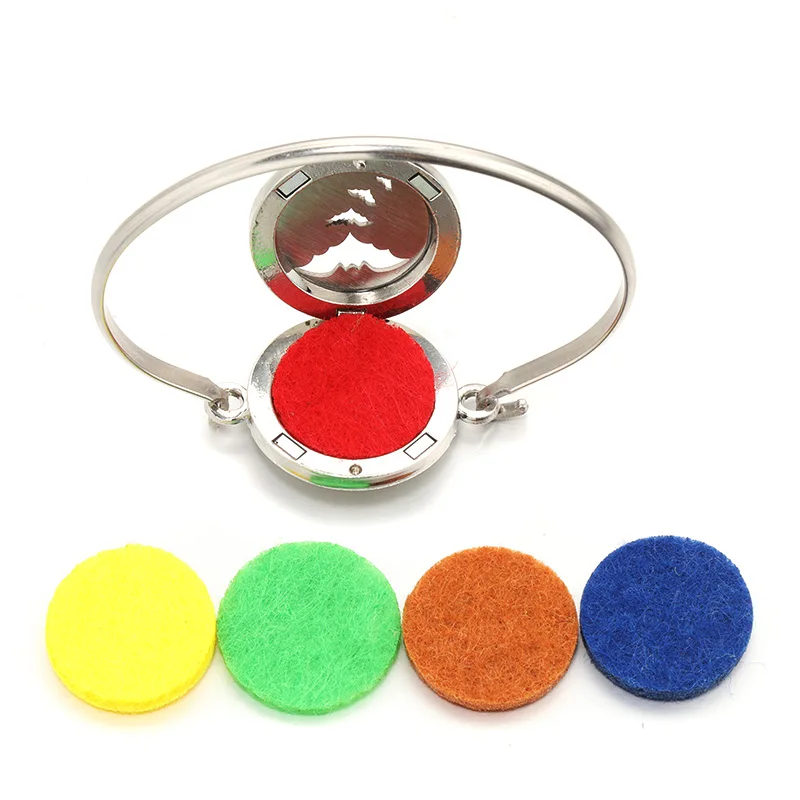 Новинка оптом 25 мм лося модный ароматерапия диффузор браслет из нержавеющей