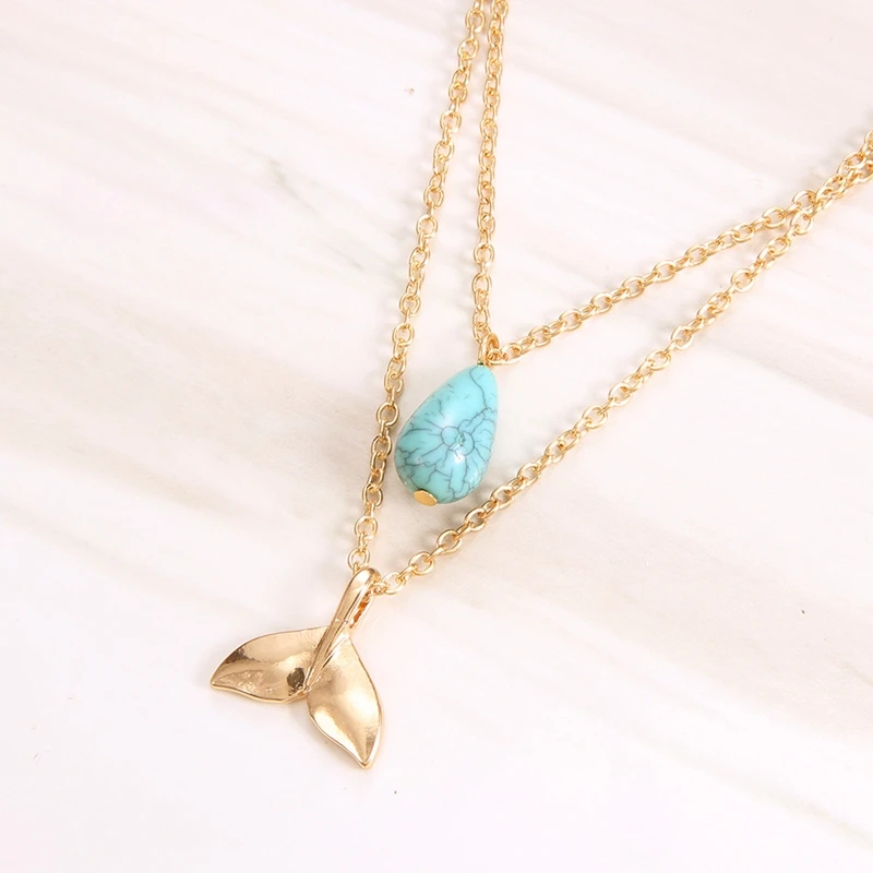 Новое модное женское длинное ожерелье ювелирные изделия золотая цепочка в