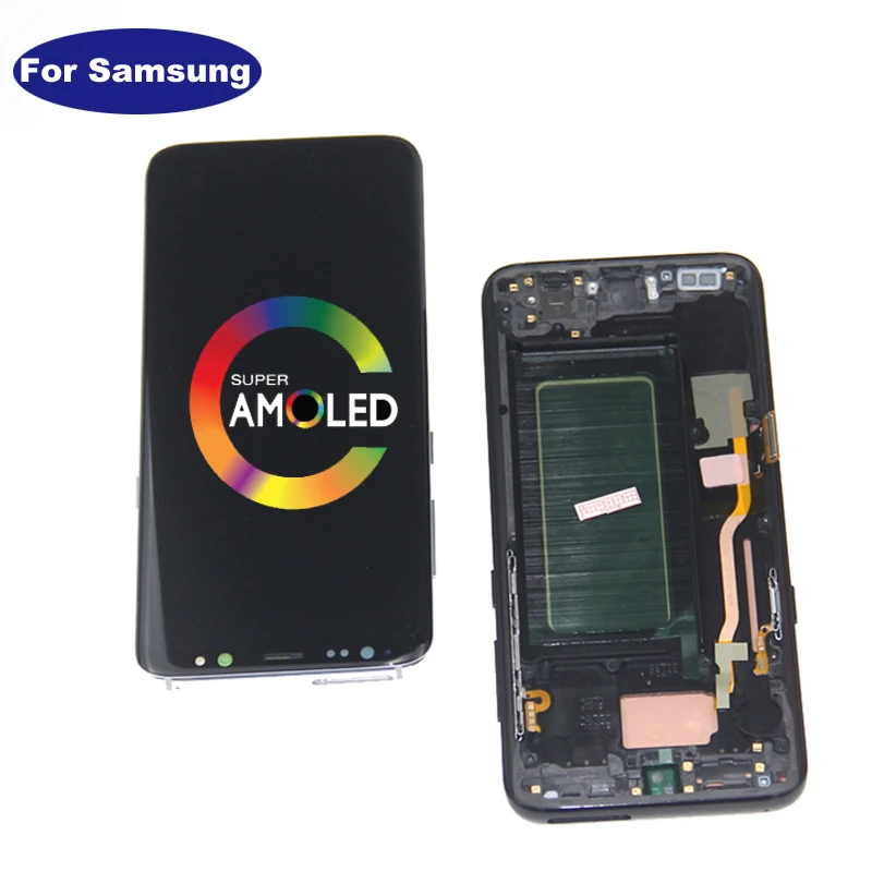 S8 S8plus экран дисплея для SAMSUNG Galaxy S8 экран Замена ЖК сенсорный дигитайзер сборка G950F G955+ Инструменты