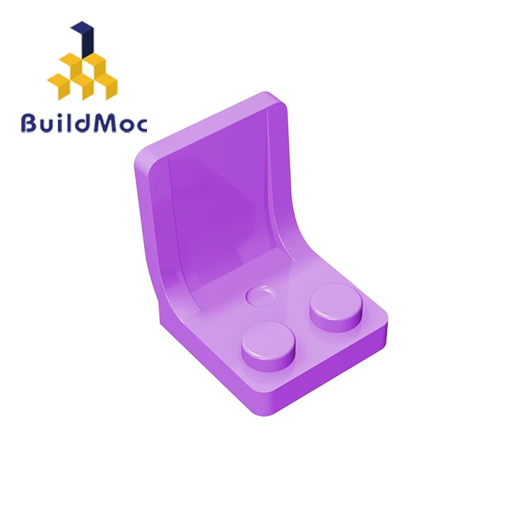 BuildMOC 4079, миниатюрный стул, посуда, 2x2, толстый, для строительных блоков, части, сделай сам, логотип, развивающие, креативный подарок, игрушки