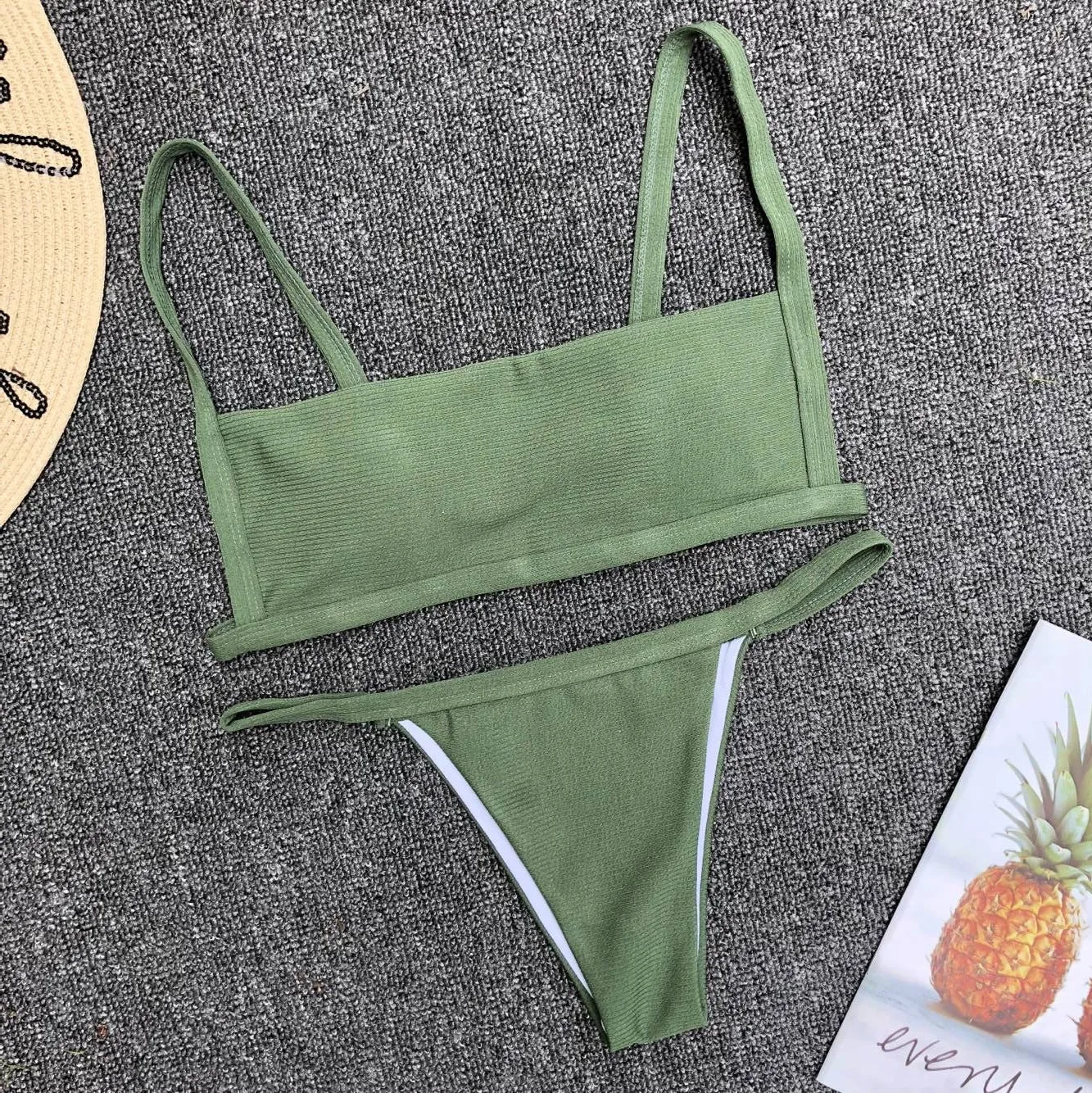 Бикини 2018 Badpak купальный костюм женский сексуальный однотонный Maillot De Bain Femme| |