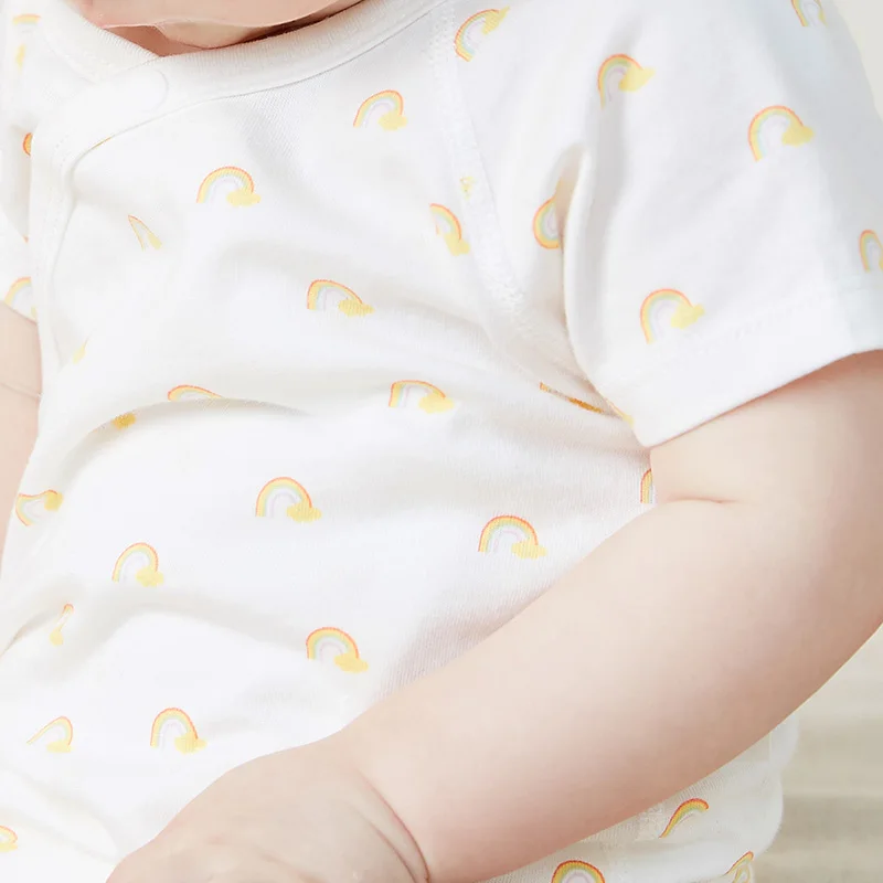 Новинка 2019 года летний хлопковый боди для новорожденных одежда детей