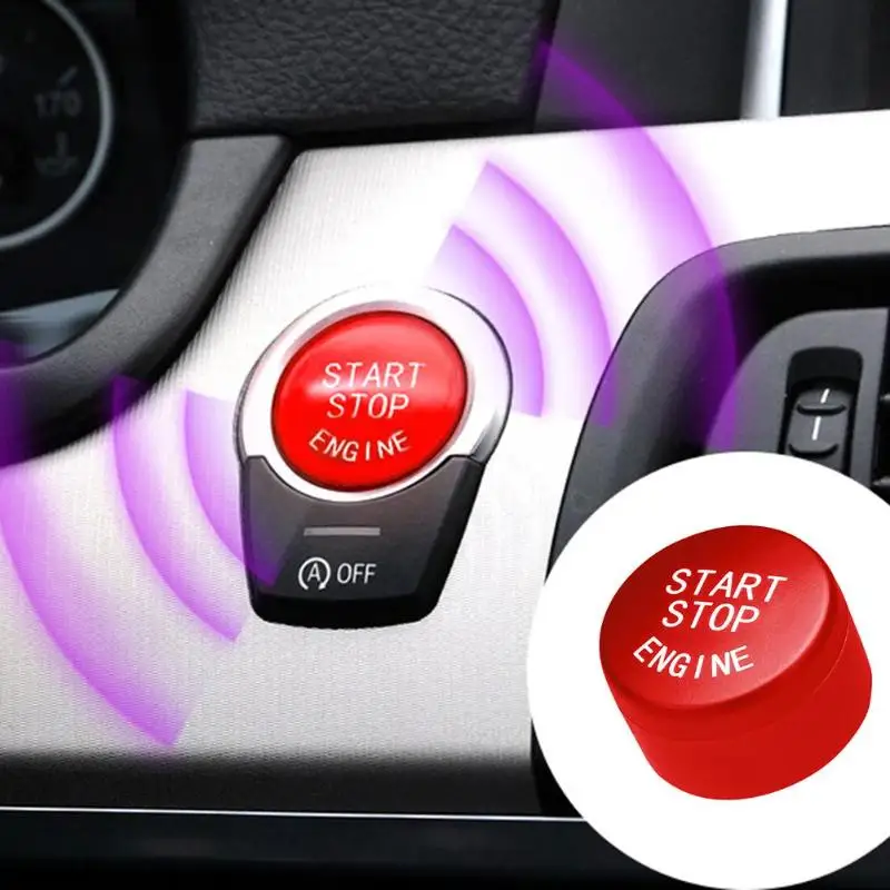 Автомобильный Автомобиль старт стоп двигатель кнопочные крышки крышка отделка