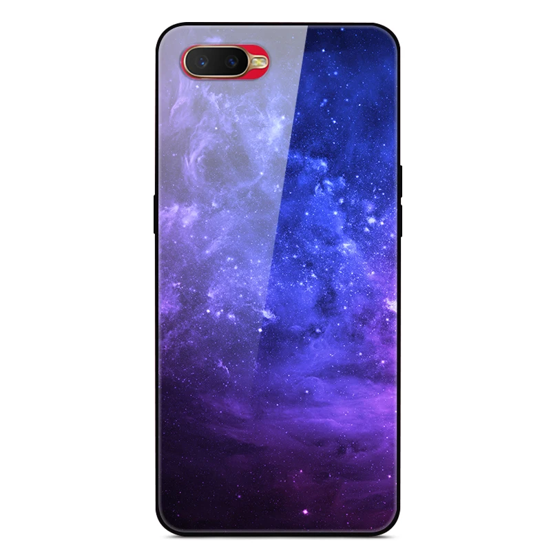 Чехол из закаленного стекла для OPPO RX17 Neo чехол силиконовый бампер жесткая стеклянная задняя крышка для OPPO RX17 Neo RX 17 Neo A1K AX7 Capas