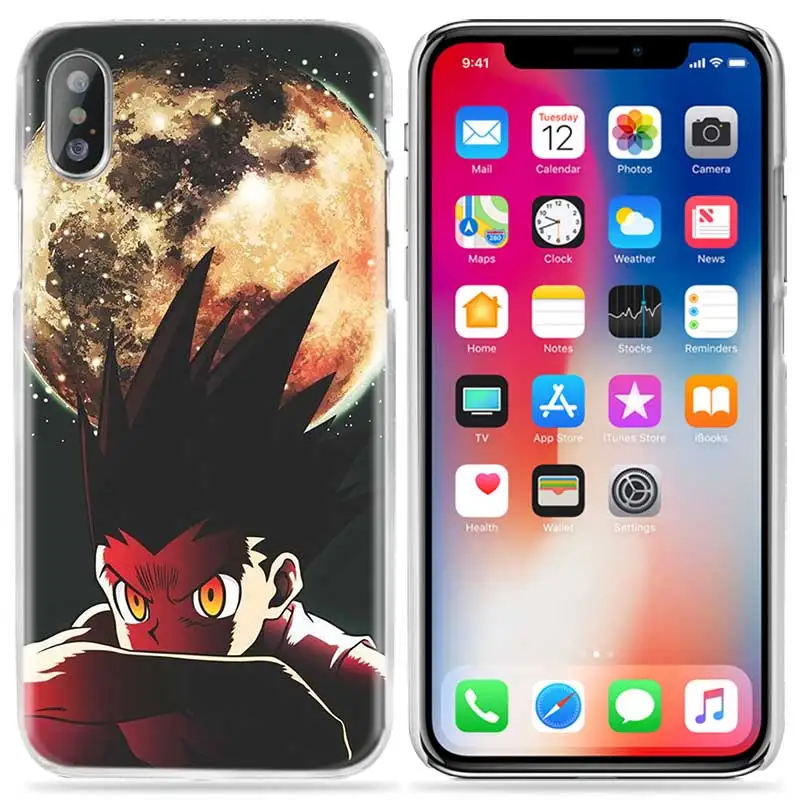 Чехол Hunter x Hunter Для iPhone XS Max XR X 10 11 7S 8 6 6S Plus 5S SE 5 4S 4 5C 6+ 6S+ 7+ 8+ жесткий чехол для телефона с рисунком аниме coque