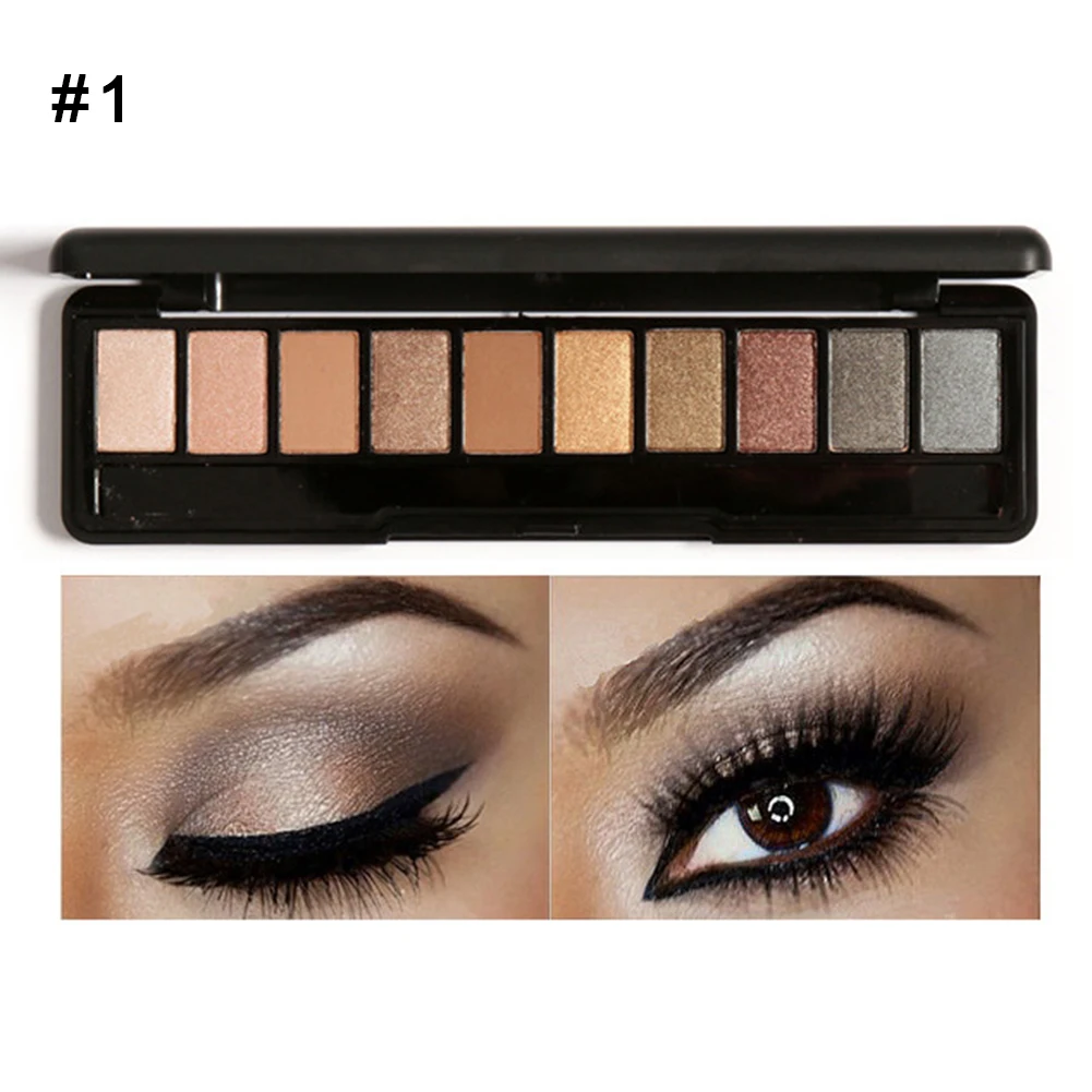 10 Цвета палитра теней Eye Shadow затенение пудра инструмент Косметическая|eyeshadow