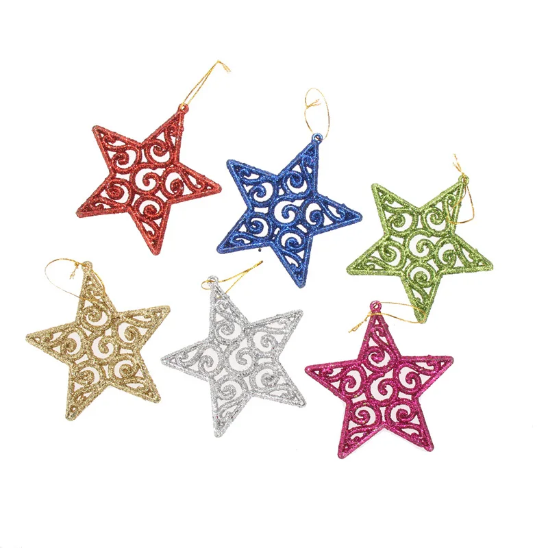 Новый дизайн 6 шт Пять звезд в форме рождественской елки украшения для вечеринки