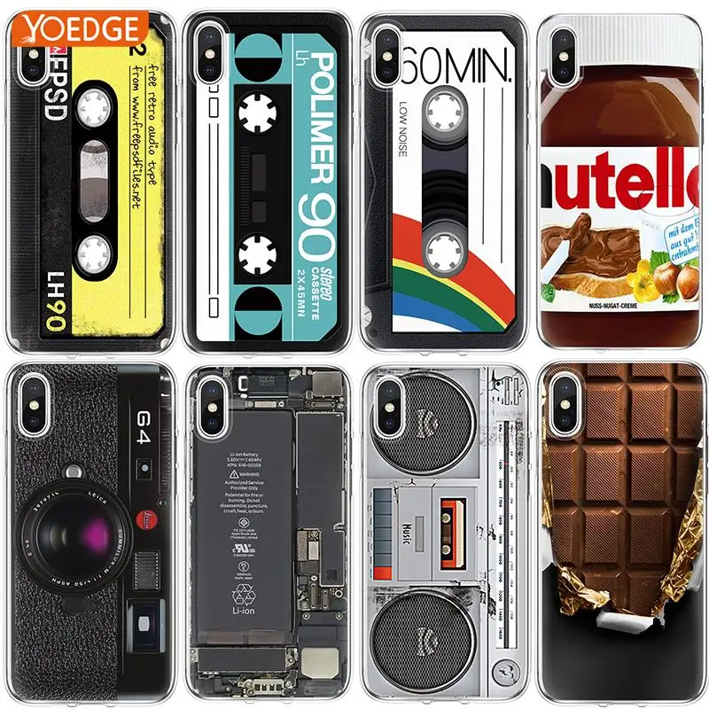 3D чехол для CD камеры из ТПУ для iPhone Xs Max X XR 6S 7 8 Plus huawei P8 P9 P10 P20 mate 10 20 Lite Pro Honor 8x PSmart