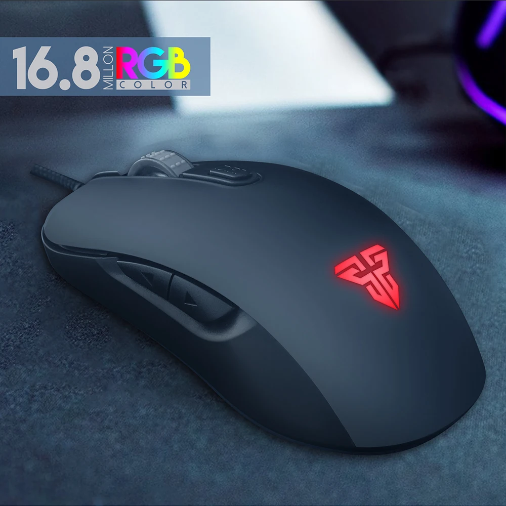 FANTECH X12 e спортивный игровой Мышь Красочные RGB подсветкой 2400 Точек на дюйм