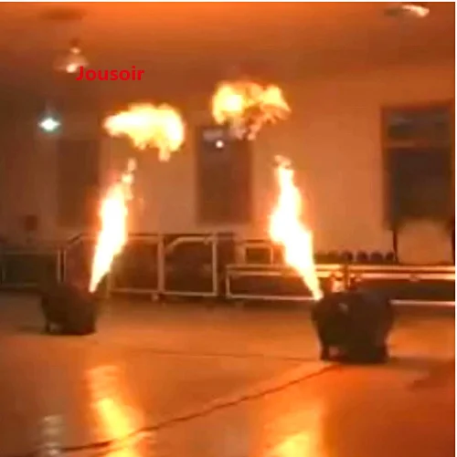 Супер 3 глава пожарной машины DMX512 контролируемых пламя Красочный