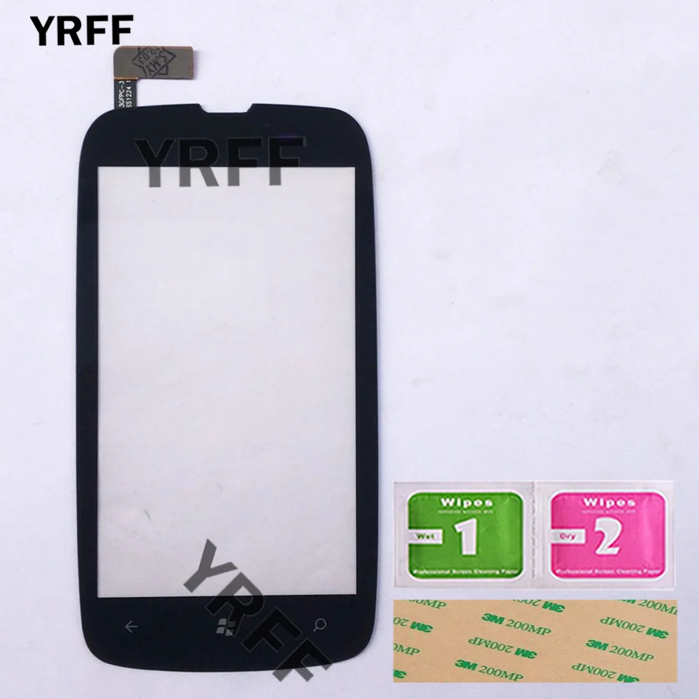 Black No Tools 3,7 ''мобильный сенсорный экран для Nokia Lumia 610 N610 сенсорный экран дигитайзер Переднее стекло сенсорный экран объектив сенсорная панель инструменты подарок - Цвет: Black No Tools