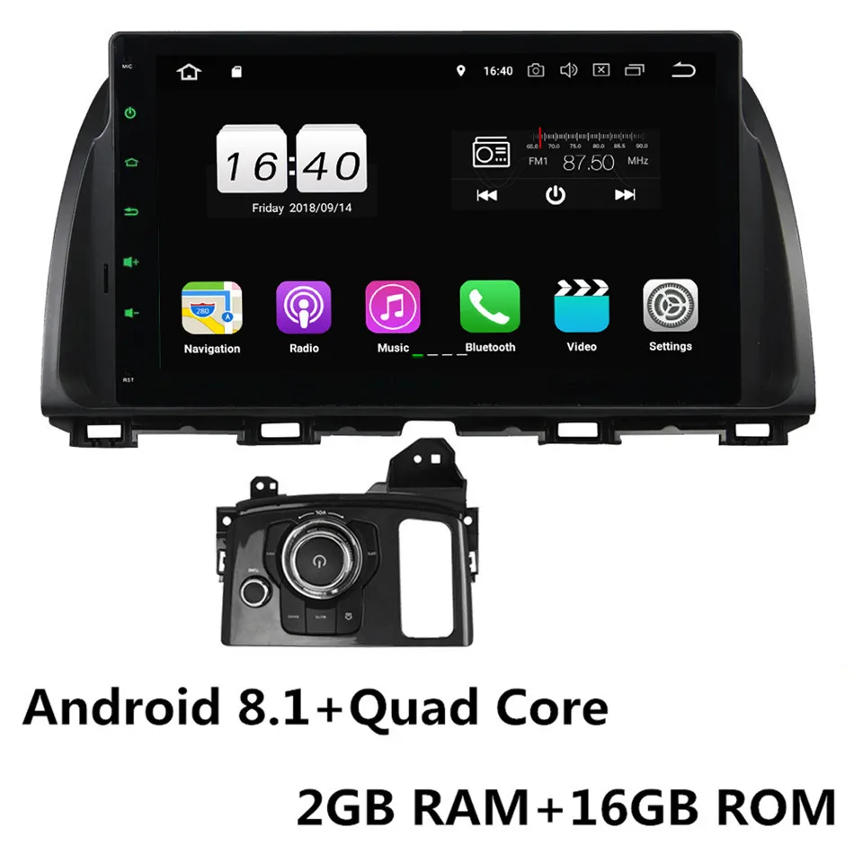 10," ips Восьмиядерный 4G wifi Android 8,1 4 Гб ОЗУ 64 Гб ПЗУ RDS BT автомобильный dvd-плеер Радио Стерео gps ГЛОНАСС для Mazda CX-5 2012 - Цвет: Android 8.1 x 4Core