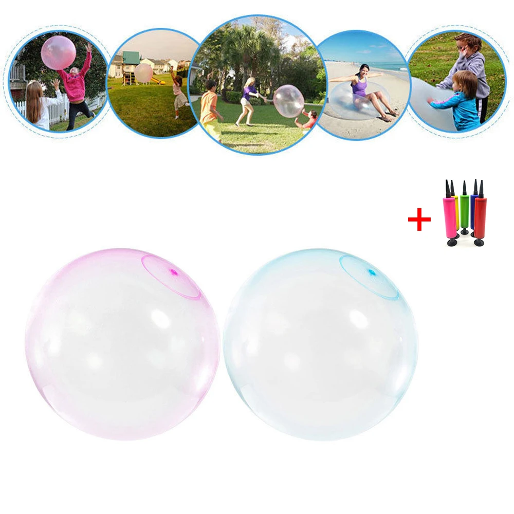 

Water balloon outdoor swimming pool inflatable toy TPR material transparent bubble pool accessories