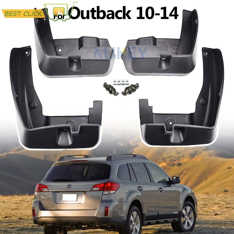 

OE Styled Molded Car Mud Flaps For Subaru Outback 2010 2011 2012 2013 2014 Mudflaps Splash Guards Mud Flap Mudguards Accessories