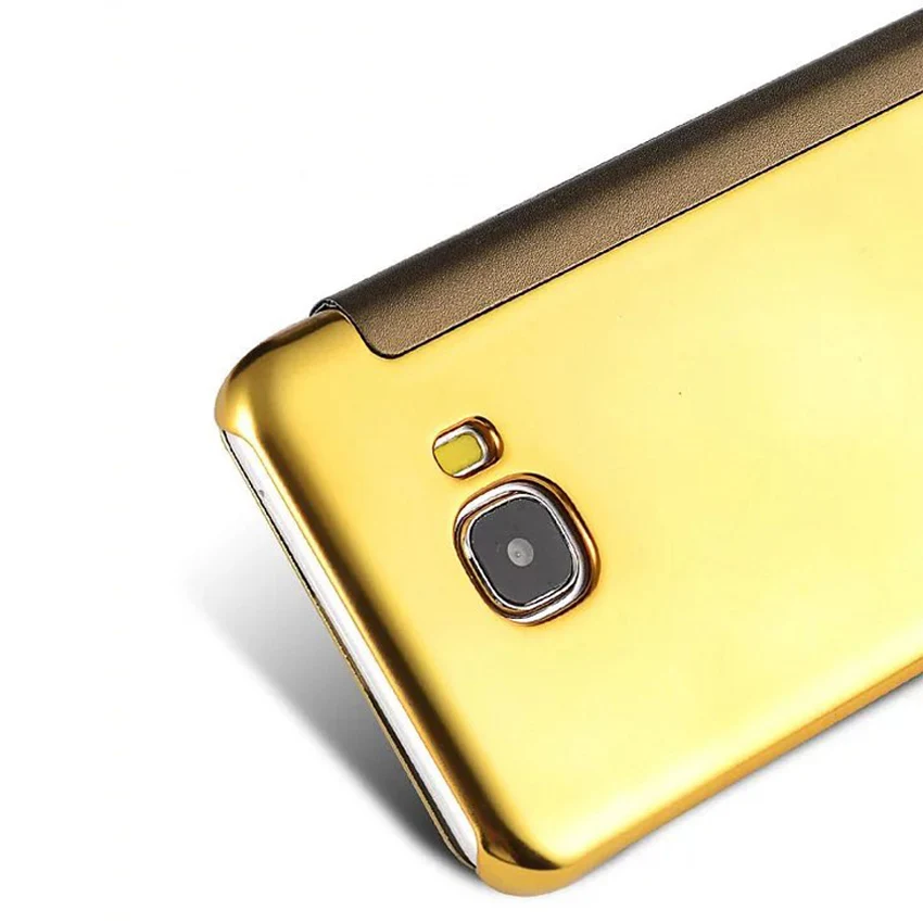 Clear View зеркальный флип чехол для телефона samsung Galaxy S6 S6edge плюс край SM G920F G920FD G925F