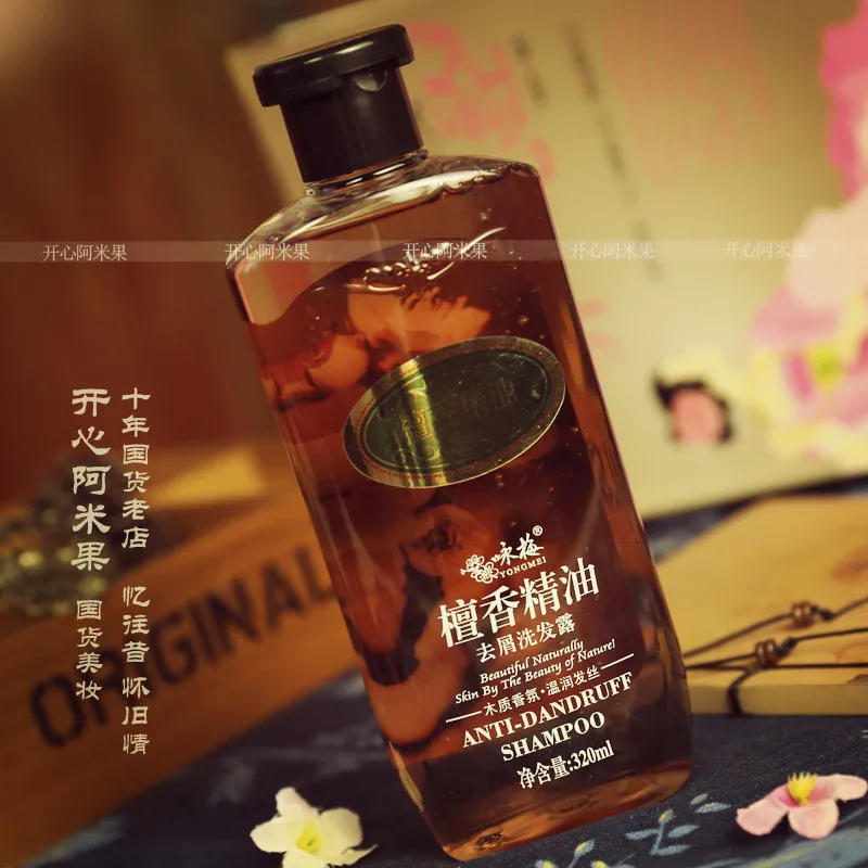 Классический Китайский сливы Сандаловое масло Анти-Шампунь От Перхоти 320 мл
