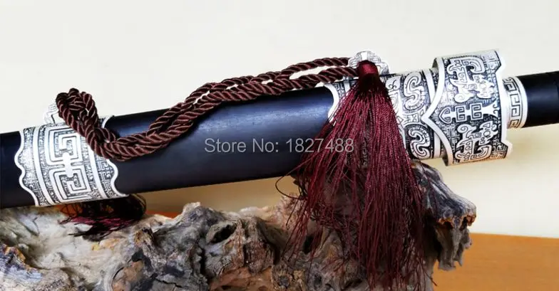 Высококачественный Китайский Меч Хань Цзянь острые лезвия из марганцевой стали