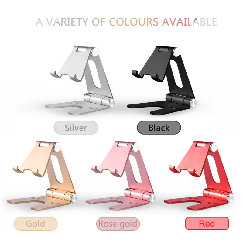 Двойной складной регулируемый сотовый телефон стойка для регистрации