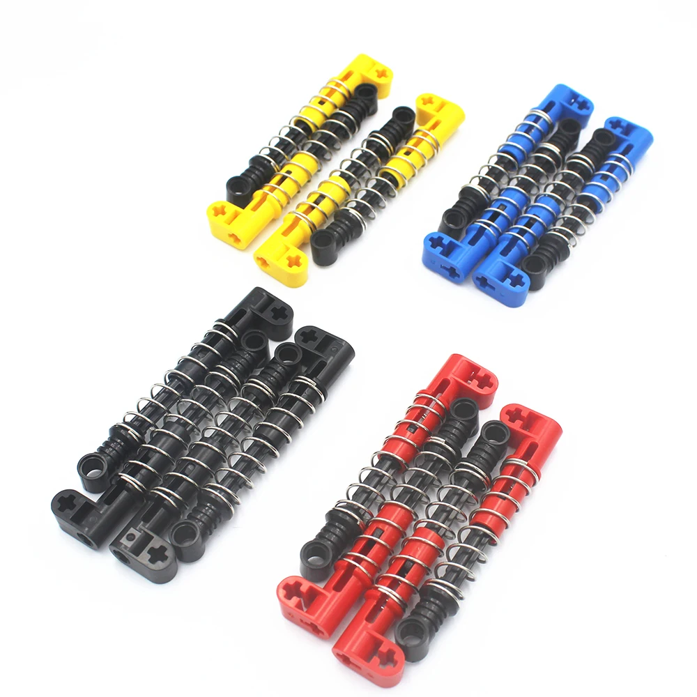 

Self-Locking Bricks MOC Building Blocks Technical parts Shock Absorber 9.5L (Hard Spring) 4pcs compatible with Lego 18405