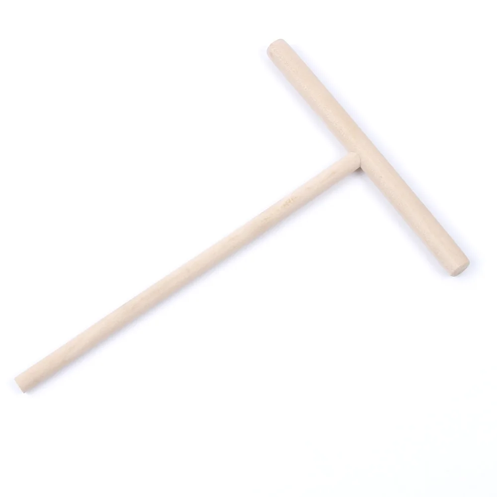 1 Набор деревянных Т образных кухонных инструментов с буквенным принтом