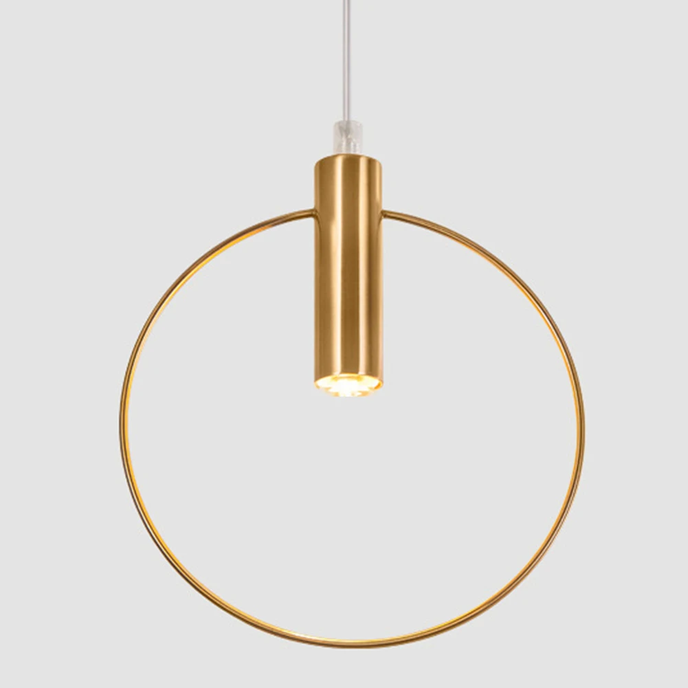 E14 Pendant Light Cafe Balcony Modern Kitchen Hotel Hanging Dining Room Hall Bar Easy Install Single Ring Home Decoration | Лампы и