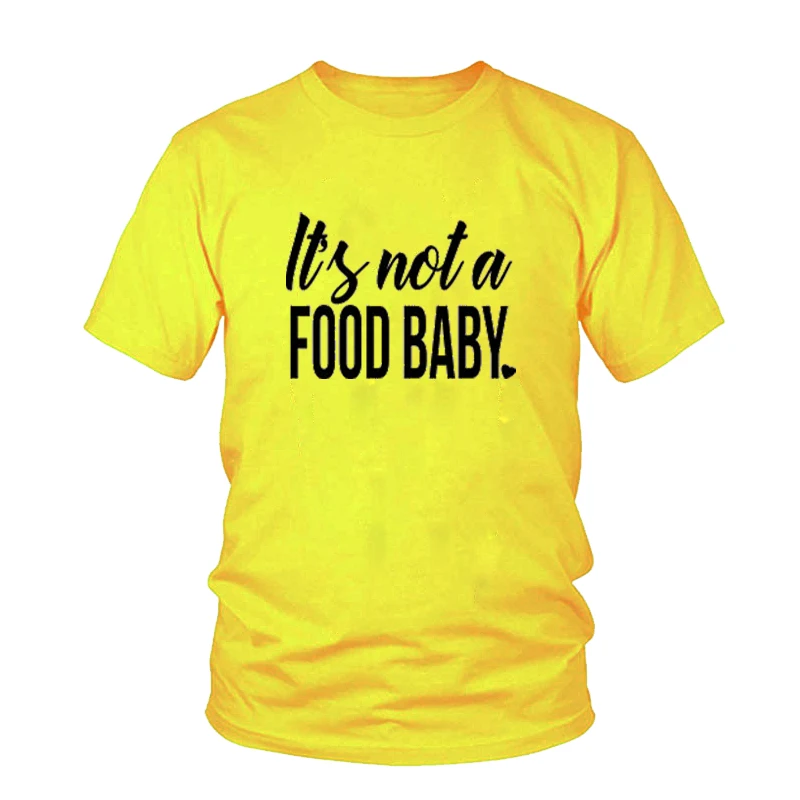 Женская забавная футболка It's Not A Food милая рубашка для мамы Повседневная с