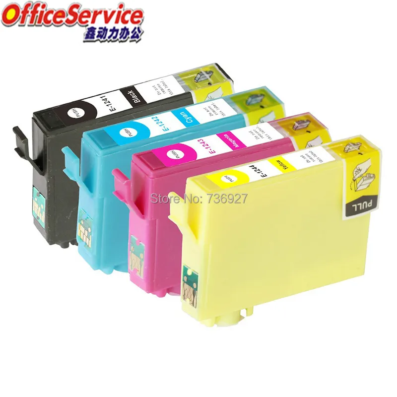 5X T1241 T1242 T1243 T1244 совместимый чернильный картридж для Epson Stylus NX125 NX127 NX130 NX230 NX330 NX420 NX430