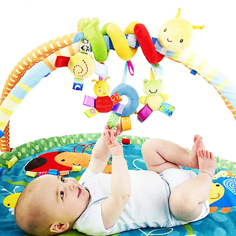 Новинка 2017 детская кроватка вращается вокруг детской коляски игрушка для