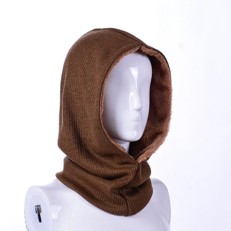 Зимние женские и мужские вязаные шапки бини шарф для мальчиков Skullies Beanies Зимние плюшевые шапки для мужчин и женщин шапки Gorras Bonnet маски шапки