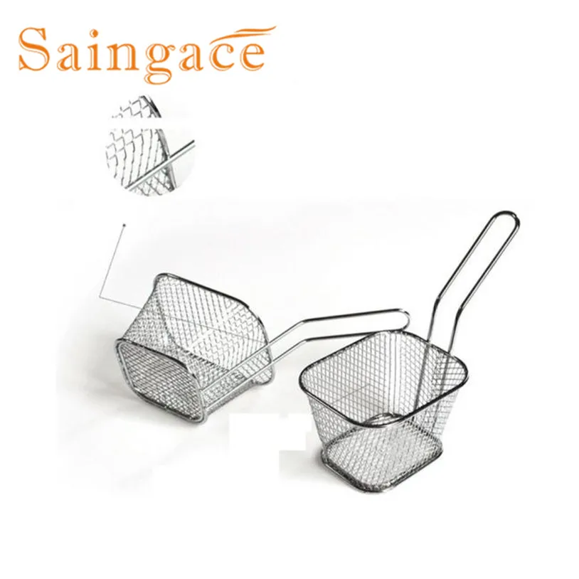 Электроплита Saingace из нержавеющей стали мини Квадратный Блок для картофеля фри