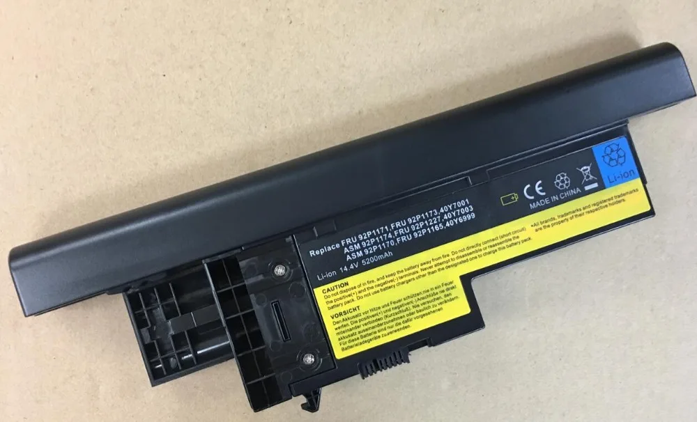 Аккумулятор 14 4 В для ноутбука IBM Lenovo ThinkPad X60 X60s X61 X61s 40Y6999 40Y7001 40Y7003 | Компьютеры и