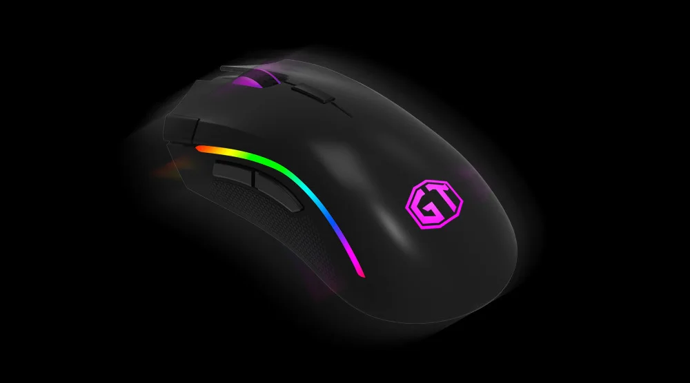 Delux M625 RGB игровая мышь с подсветкой 12000 dpi 12000 FPS 7 кнопок оптическая USB Проводная мышь для ПК ноутбука конкурентоспособная мышь