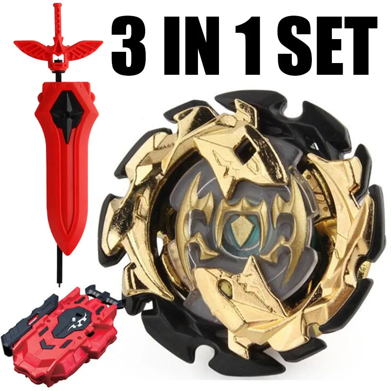 

B-X TOUPIE BURST BEYBLADE Spinning Top BOOSTER B-106 Gold Vesion Toys W/ NEW Sword Launcher LR LAUNCHER