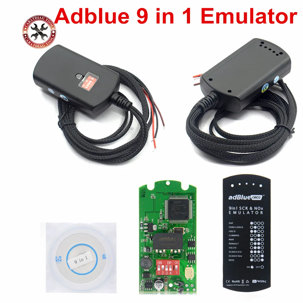 Бесплатная доставка универсальный эмулятор Adblue 9 в 1 8 обновления SCR и NOx adblue