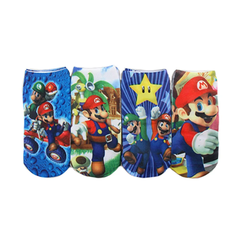 Детские носки для девочек с героями мультфильмов супергероями детей 2 8 лет