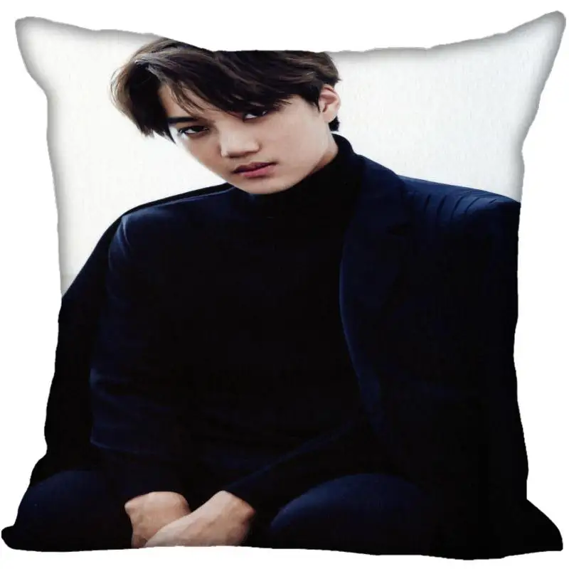 6 Заказ Kpop Кай из группы EXO наволочки печатные квадратные шелковые наволочки домашние декоративные на молнии атласные наволочки(одна сторона - Цвет: 6