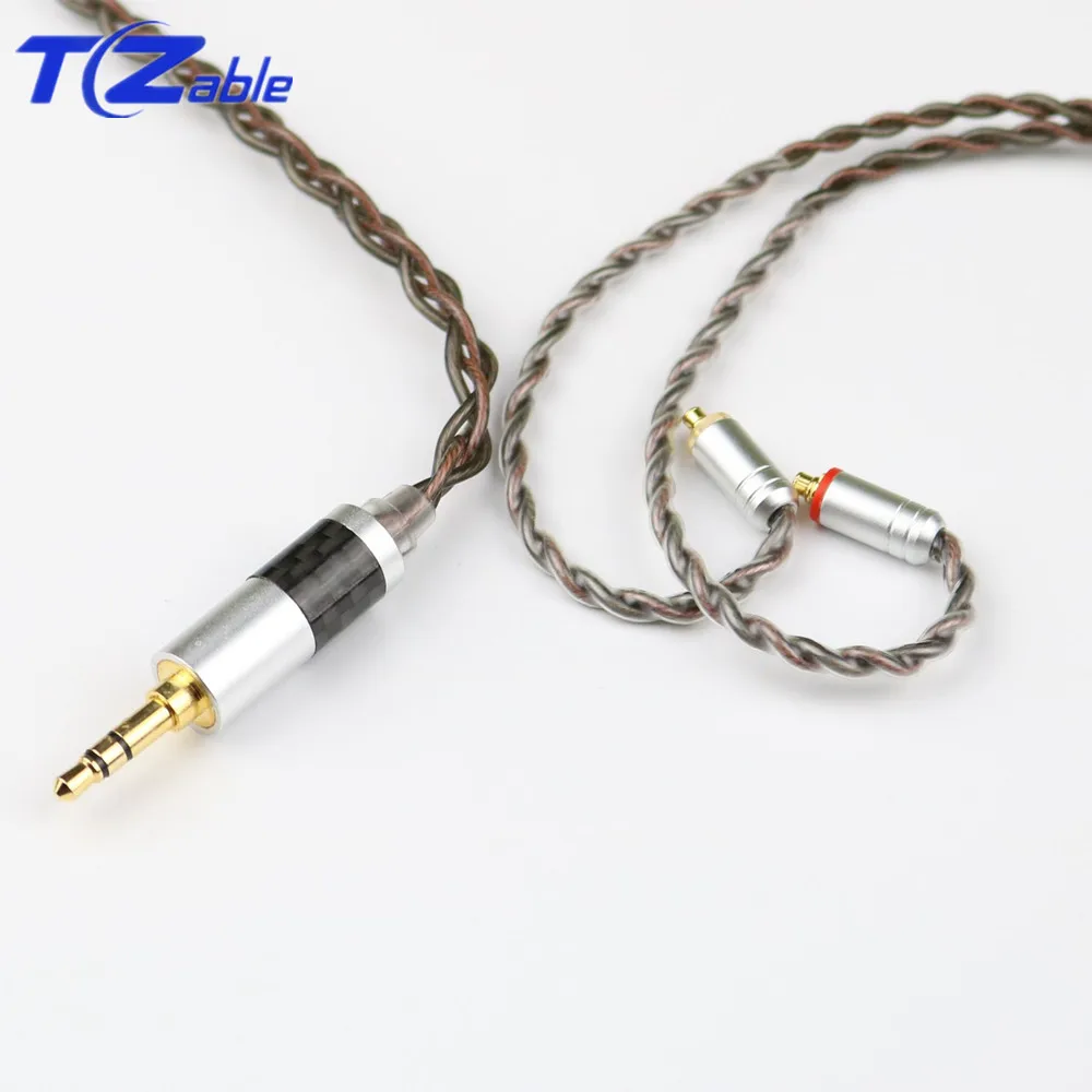 0 78 Pin DIY гарнитура Кабель для IM A2DC MMCX ie80 Hifi наушники обновленный кабель один