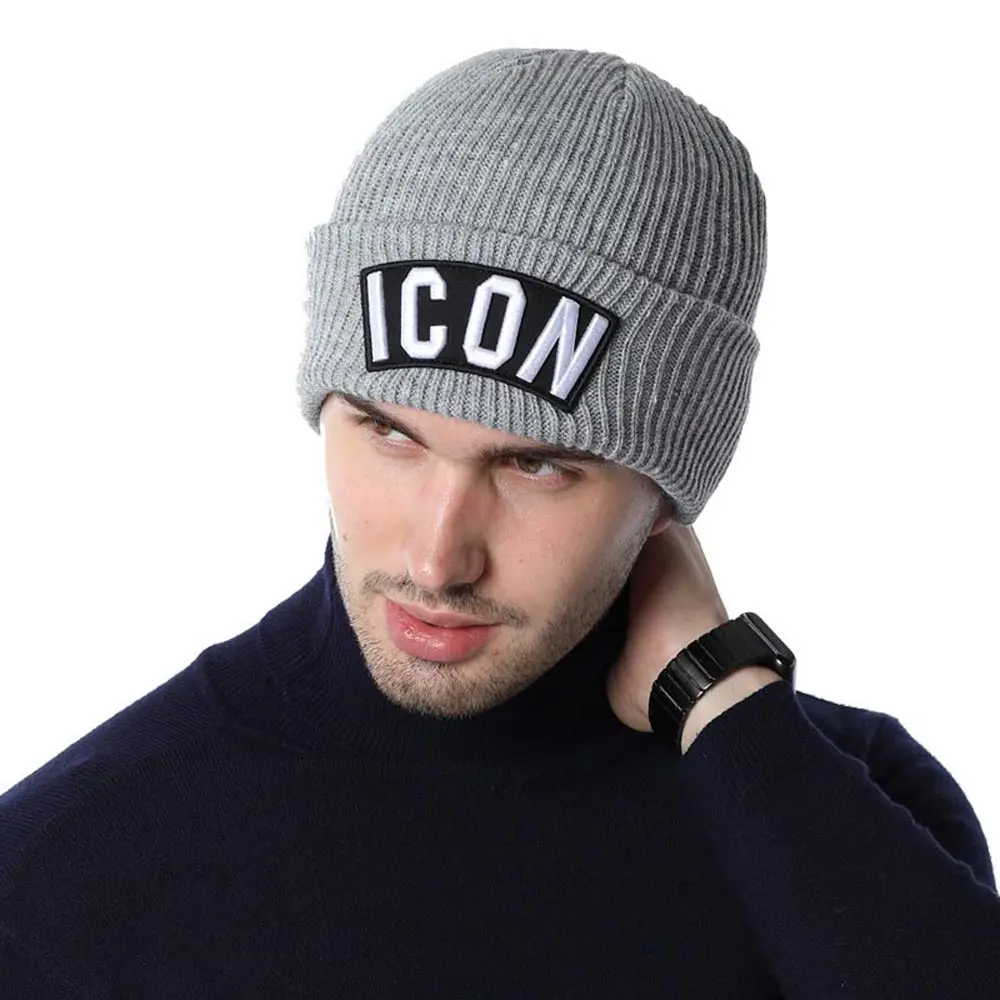 DSQICOND2 мужские шапки зимние женские Лыжные икона gorras para hombre вязаная зимняя шапка