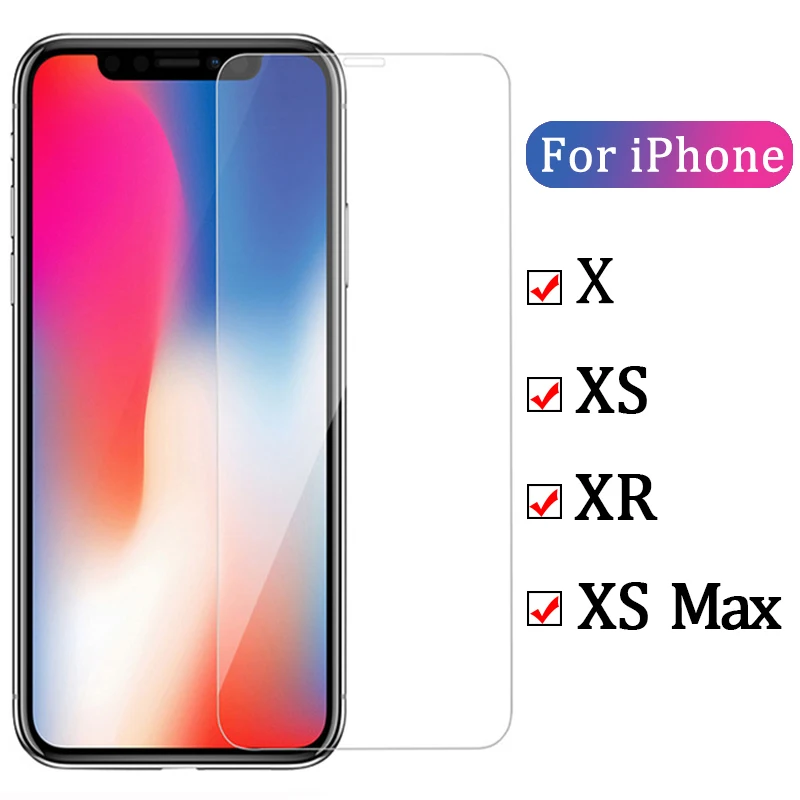 Защитное стекло для iPhone X XR XS Max защитное 10X 10S 10R Sx Sr Ifone Aphone Защитная пленка