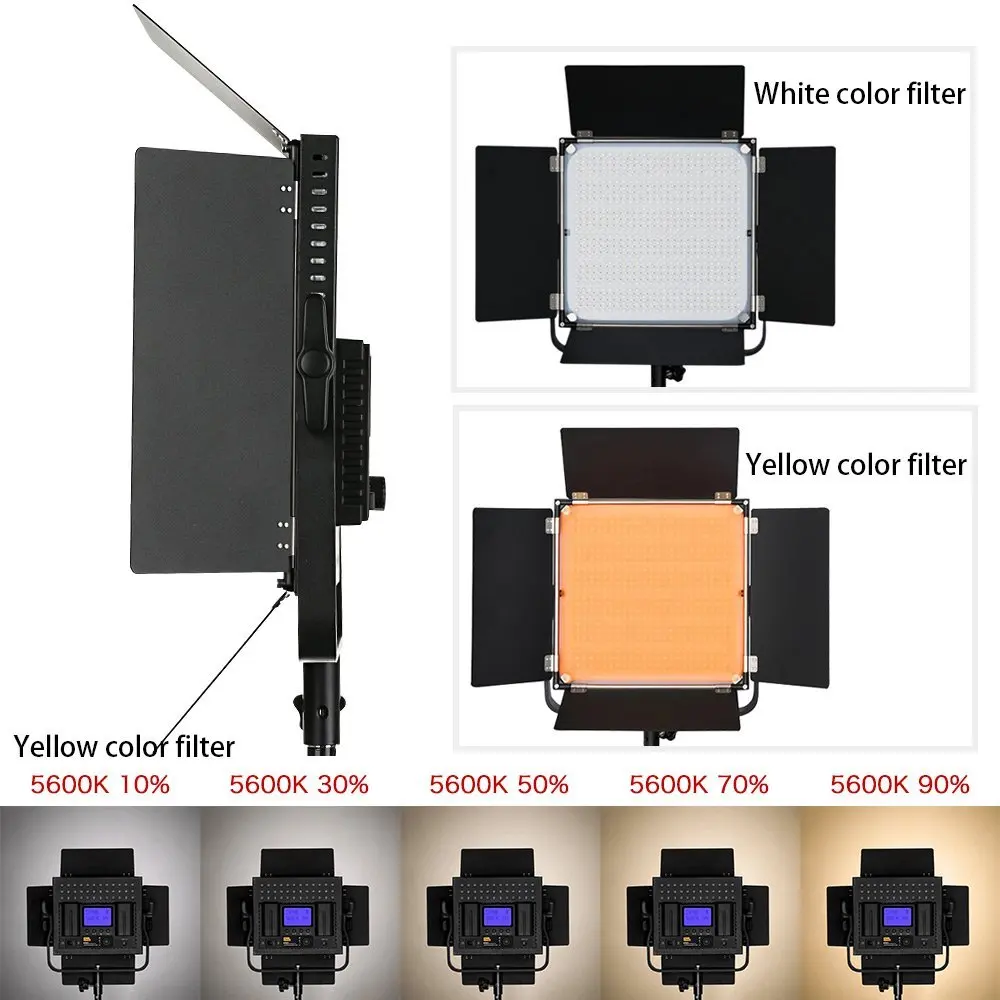 Pixel K80 600 шт. Светодиодная лампа для видеосъемки 5600 профессиональное Беспроводное