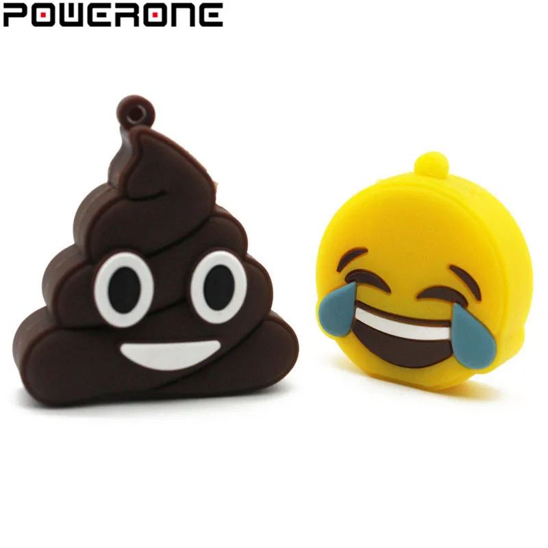 POWERONE Trolly забавная какашка USB флеш накопитель Smiley face feces dung memory Stick мультяшная