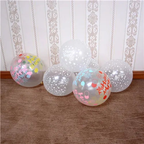 10 шт./лот высокое качество 12 дюймов прозрачные звезды Римский гелий прозрачный