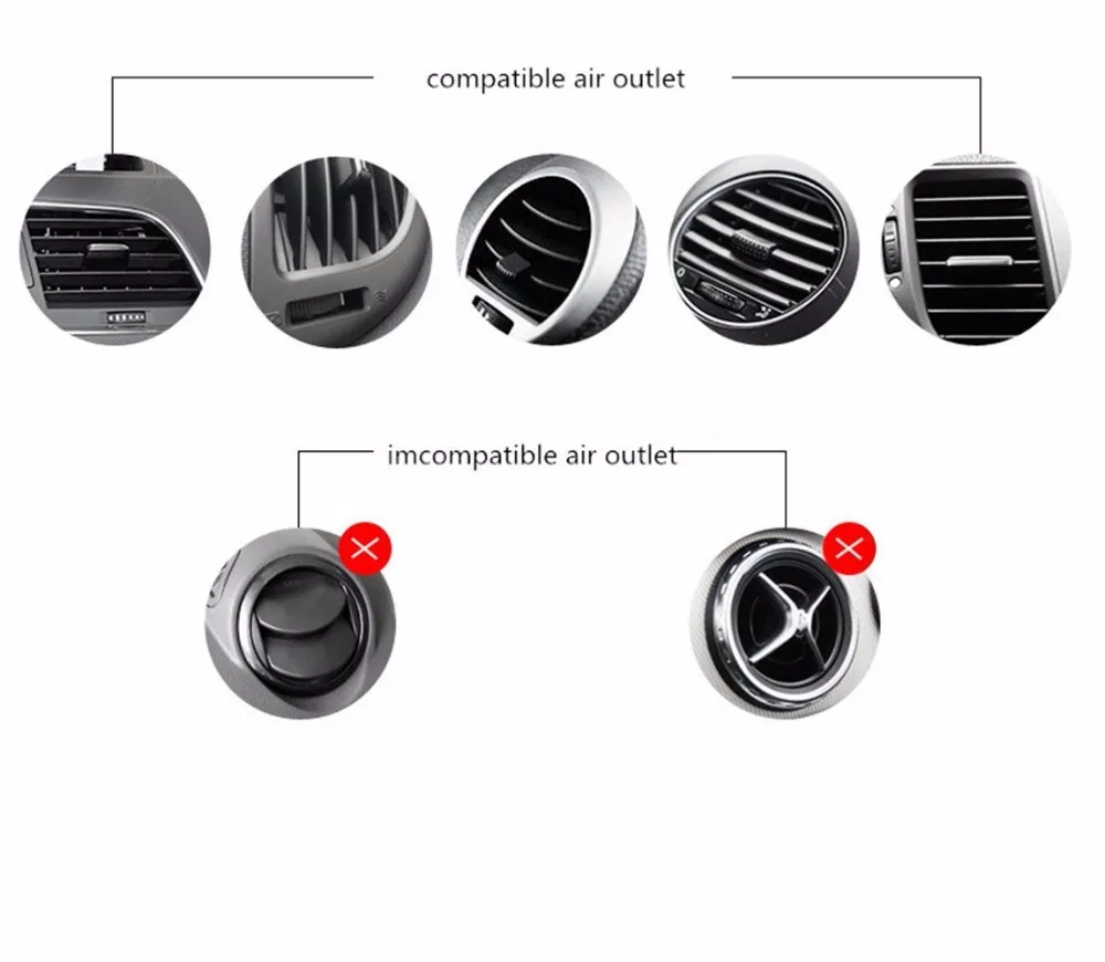 Universal Smartphone Grip Air Vent Mount Mobil Phone Holder Stand For iPhone Samsung | Мобильные телефоны и аксессуары