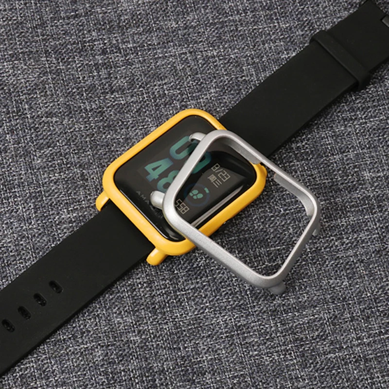 Amazfit Bip чехол PC защитный для Xiaomi Huami Бампер корпус легкие Смарт часы аксессуары