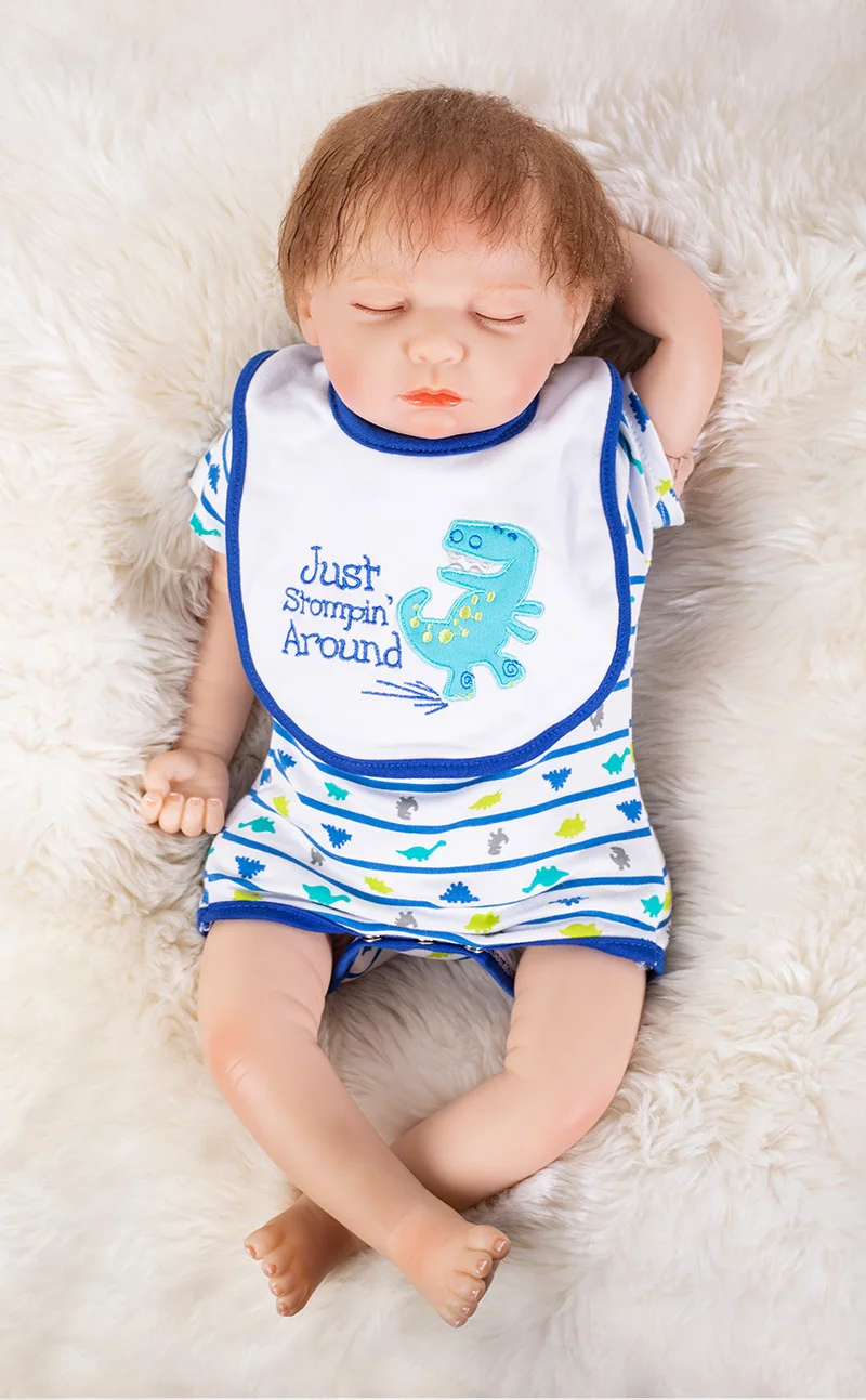 Лидер продаж реалистичные куклы для новорожденных девочек 21 дюйм мягкие