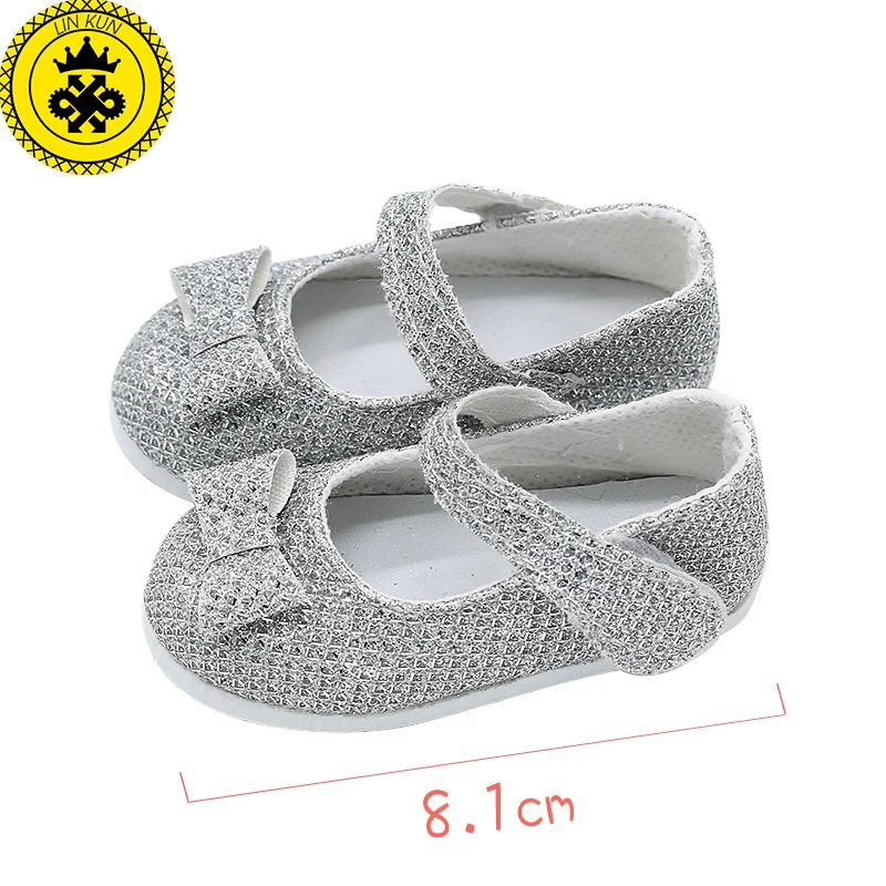 Обувь для кукол BJD обувь девочек подходит 18 дюймов кожаная с бантом Тапочки