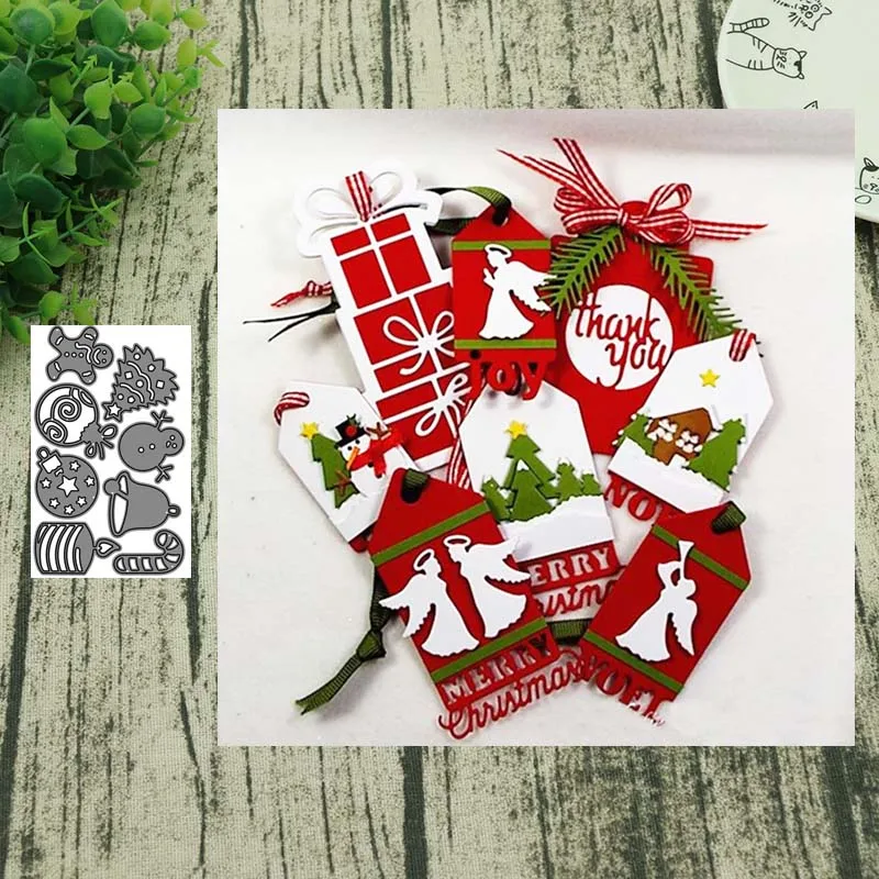 Металлические штампы Рождественский Снеговик вырезанная форма для скрапбукинга