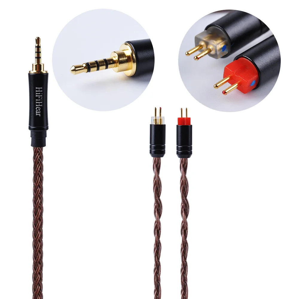 Горячее предложение! Распродажа! HiFiHear 16 Core посеребренный кабель 2,5/3,5 мм сбалансированный кабель для ZS10 PRO AS10 C10 C16 V90 V80 BA5 BLON BL-03